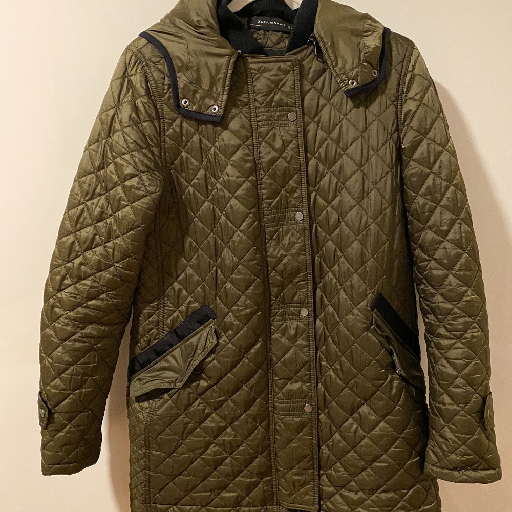 Zara - Quilted Jacket with Hood